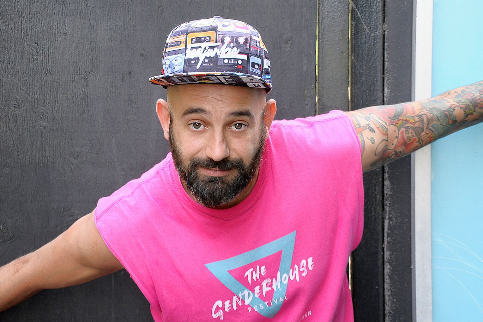 GENDERhouse Festival er queerkunst der trækker i rammerne</br>Kunstnerisk leder Andreas Constantinou</br>Foto: Marie Nyeng
