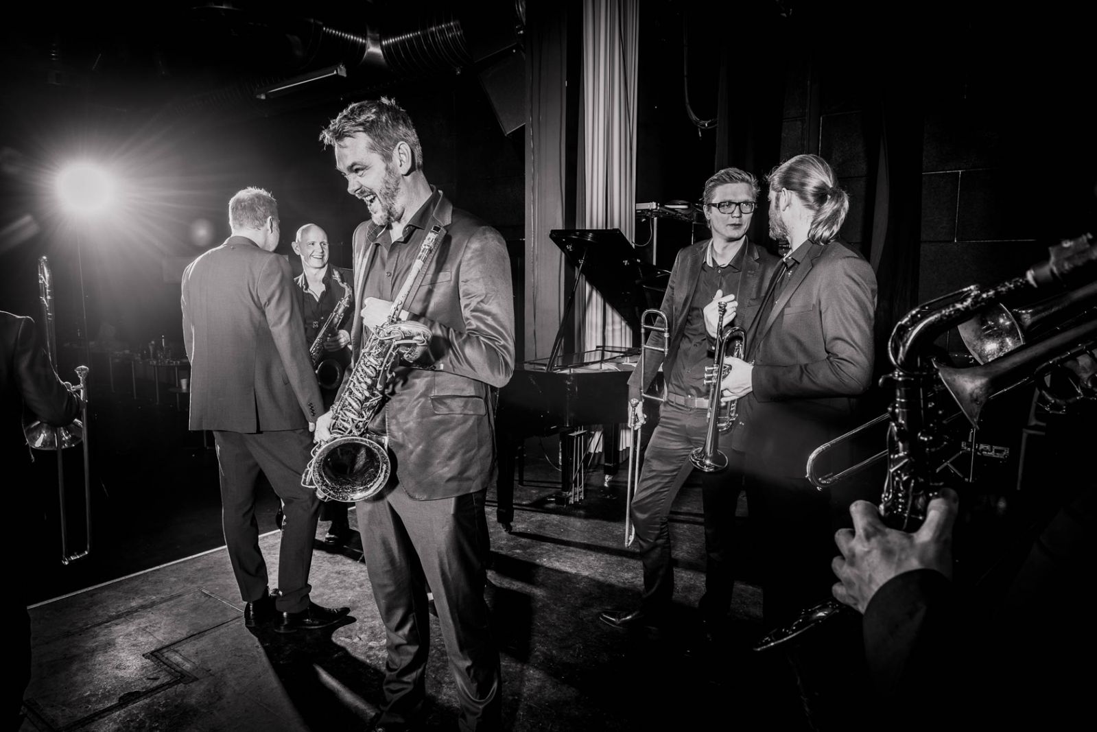 Pede B og Aarhus Jazz Orchestra skal til Danmarks Grimmeste Privatfest</br>Aarhus Jazz Orchestra har spillet mange anmelderroste koncerter. </br>Foto: Per Bergmann 