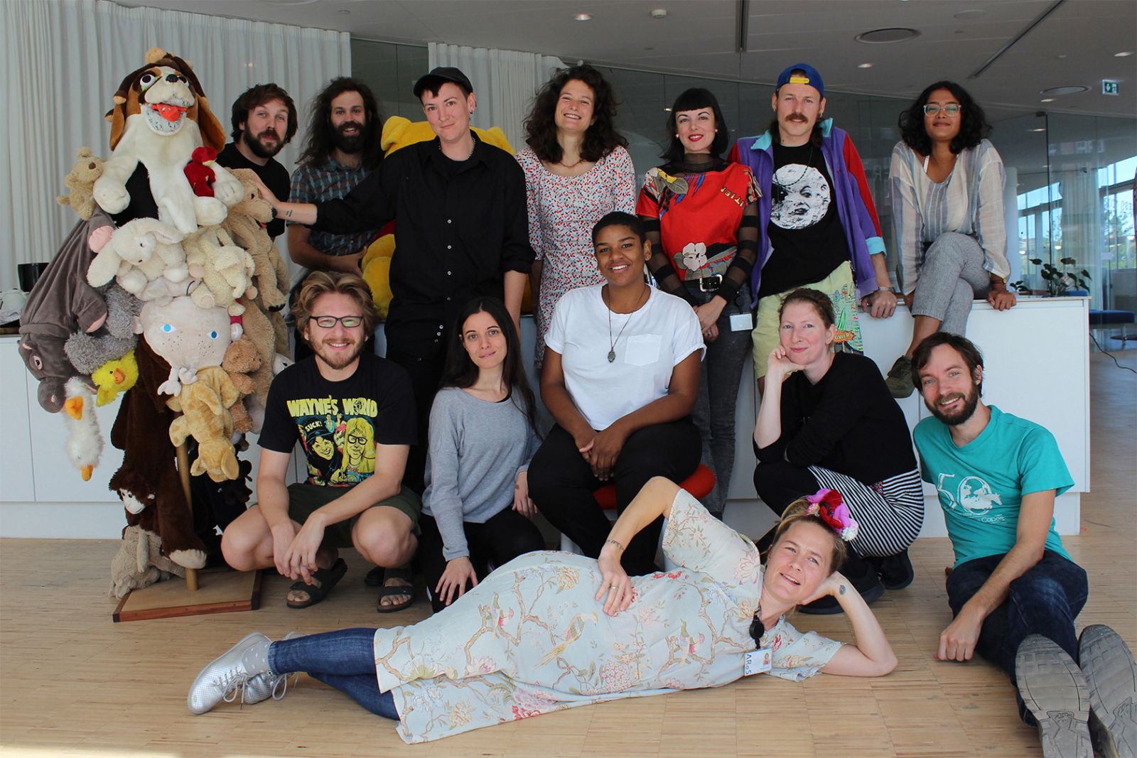 BILLEDSERIE: På besøg hos Flux Factory i ARoS Atelier</br>I kunstnerkollektivet Flux Factory er der kunstnere fra hele verden. </br>Foto: Teodora Biberovic 