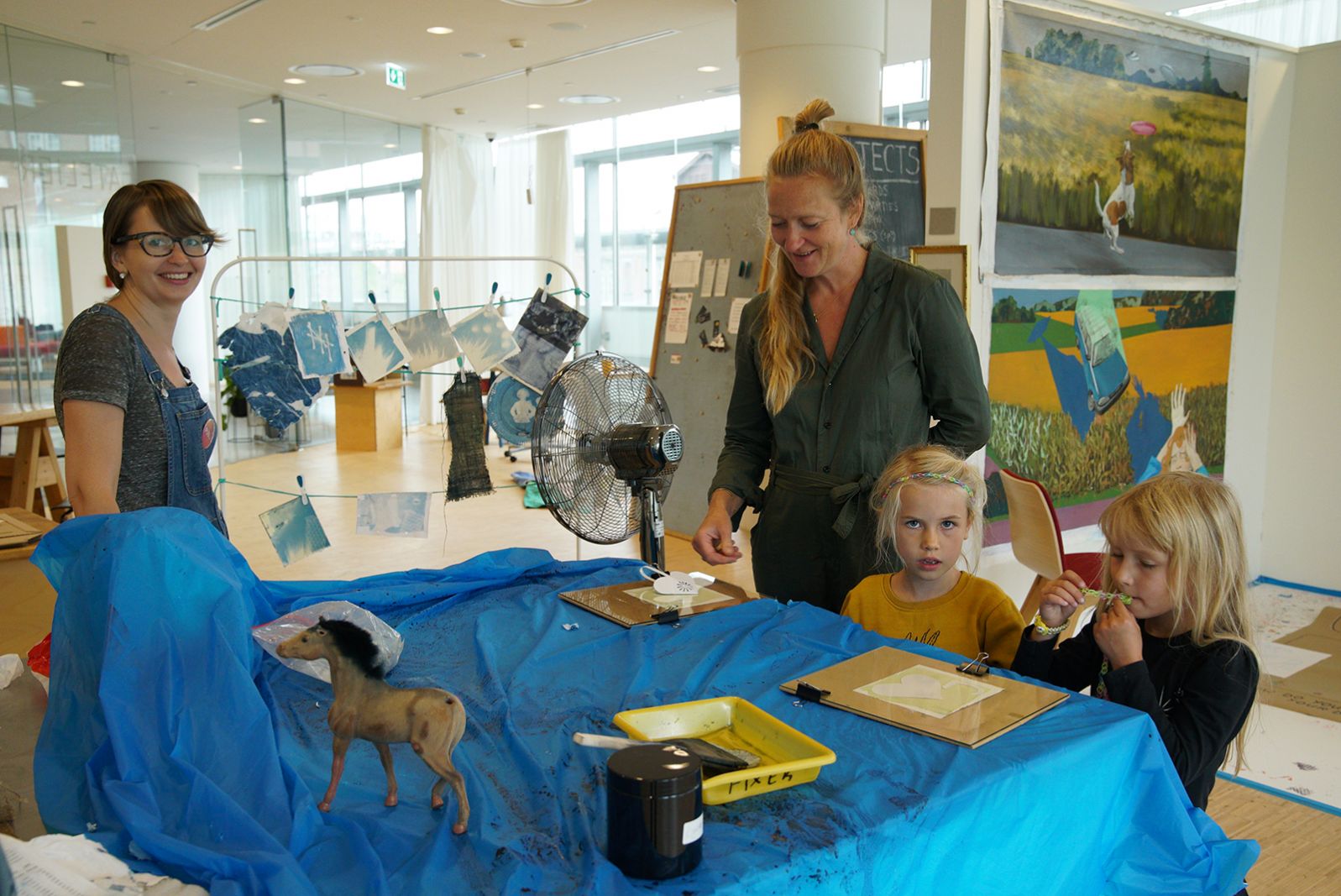 BILLEDSERIE: På besøg hos Flux Factory i ARoS Atelier</br>Flux Factory har forladt deres base i Queens og er i øjeblikket flyttet ind i ARoS Atelier. </br>Foto: Stephen McLeod 