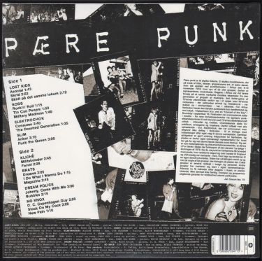 40års jubilæum for den danske (pære) punk</br>På albummet optræder mange forskellige punkbands, både fra Aarhus og København. </br>Foto: PR-foto 