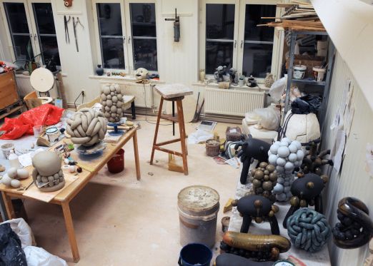Nordic Hands sætter fokus på håndværket i kunsten</br>Kunstner Mårten Medbos værksted</br>Foto: PR-foto / Mårten Medbo