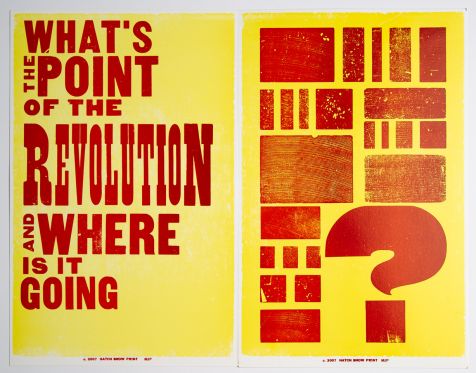Det hvide overherredømme hersker stadig — ny udstilling sætter fokus på dekolonisering</br>Carl Pope, 'The Bad Air Smelled of Roses' (2004-). Letterpress Broadsides plakat. © Carl Pope</br>Foto: PR-foto / CAMP - © Carl Pope