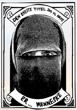 Det hvide overherredømme hersker stadig — ny udstilling sætter fokus på dekolonisering</br>Abdul Dube, 'Den eneste titel jeg vil have er... menneske' (2011/2018). Silketrykplakat, A2. © Abdul Dube</br>Foto: PR-foto / CAMP - © Abdul Dube