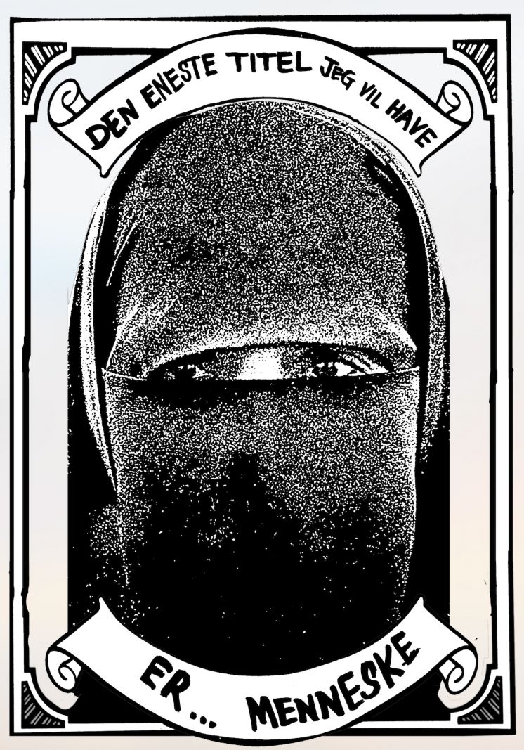 Det hvide overherredømme hersker stadig — ny udstilling sætter fokus på dekolonisering</br>Abdul Dube, 'Den eneste titel jeg vil have er... menneske' (2011/2018). Silketrykplakat, A2. © Abdul Dube</br>Foto: PR-foto / CAMP - © Abdul Dube