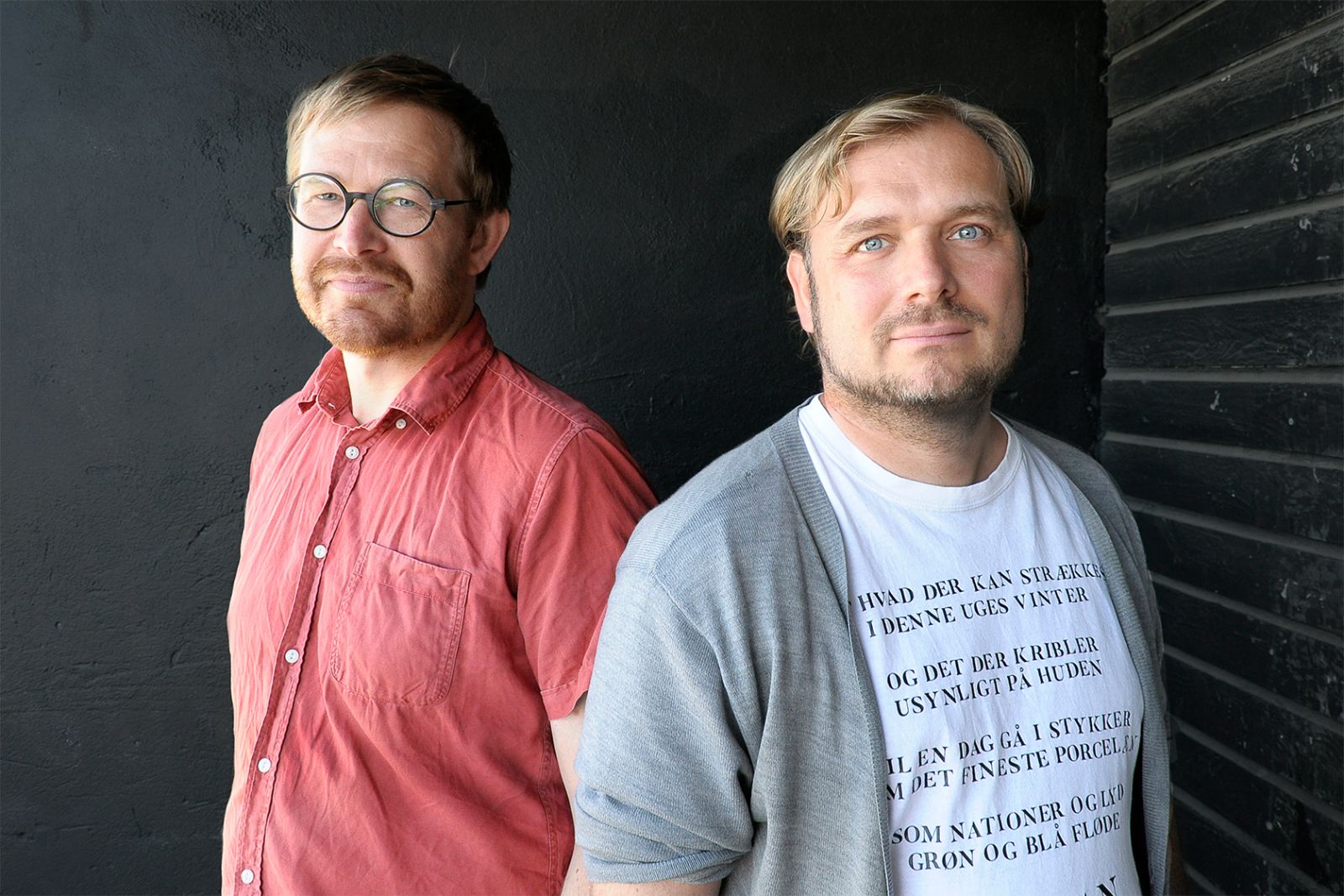 Lyd+Litteratur ser muligheder, hvor andre ser begrænsninger</br>Kasper Marius Nørmark og Robert Skovmose Christensen</br>Foto: Marie Nyeng