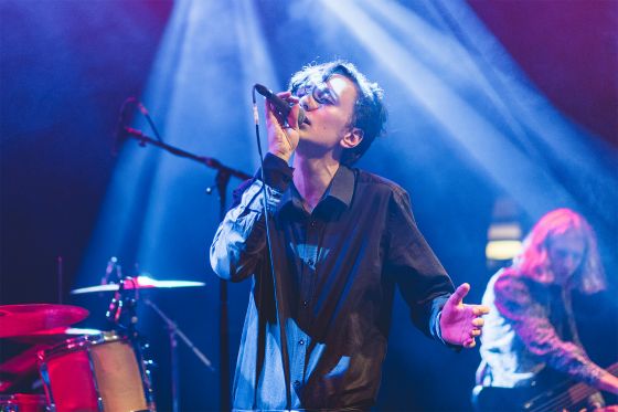 Man kommer ikke sovende og drømmende til noget i musikbranchen</br>Cellophane Flower live</br>Foto: Frederik Dahl Kehlet