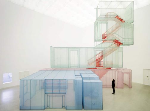 Hvordan kan man føle sig hjemme som et moderne, omrejsende og rodløst menneske?</br>Do Ho Suh. West, 22nd-street, apt a.</br>Foto: © Do Ho Suh