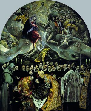 Den største litterære klassiker genudgives</br>Grev Orgaz' begravelse af El Greco. Forside til bind 7: Den genfundne tid. Oversat af Niels Lyngsø.</br>Foto: PR-foto / Forlaget Multivers