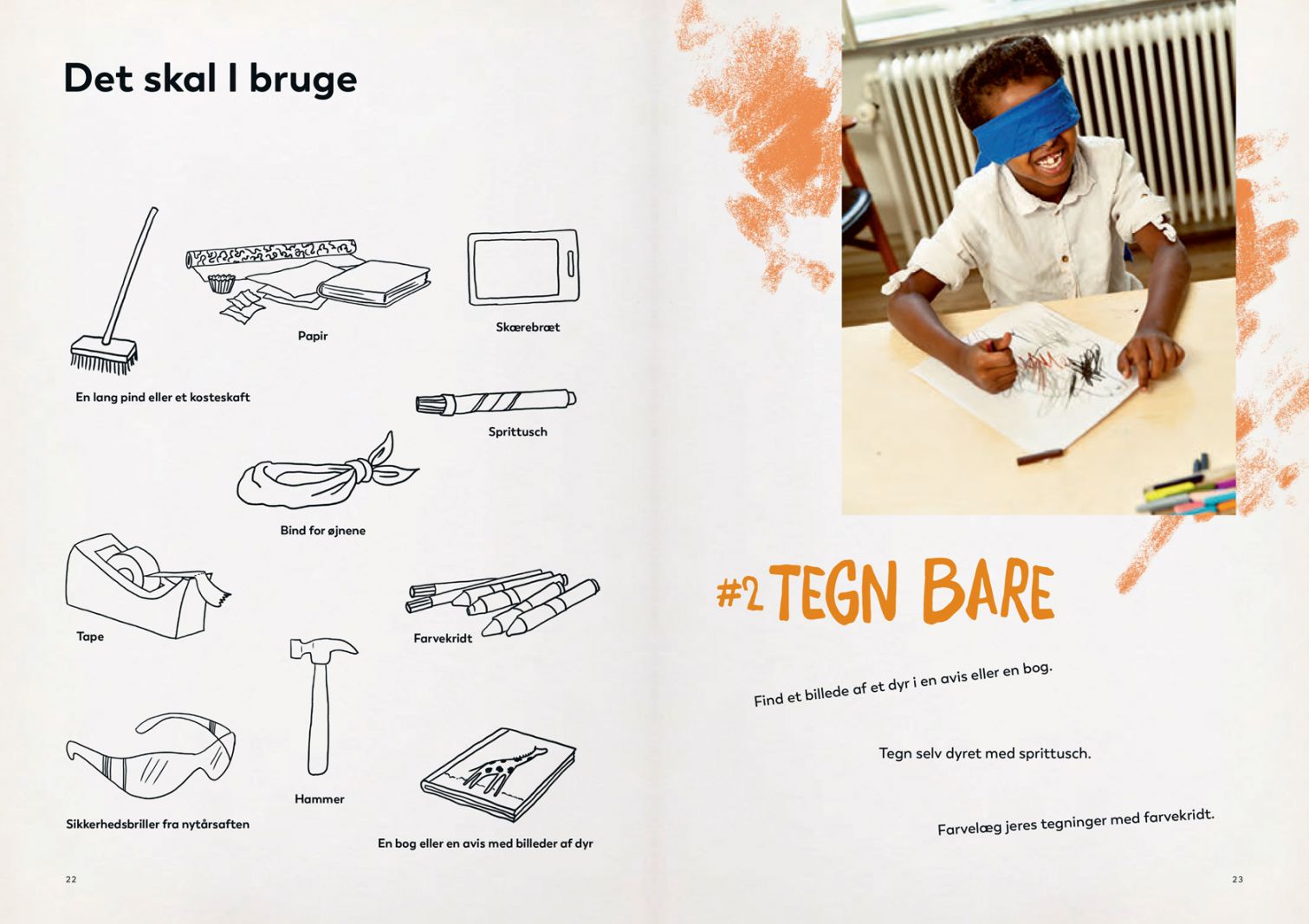 100 Jorn eksperimenter for børn hylder kreativiteten, fantasien og glæden ved at skabe</br>''For Asger Jorn var kreativitet et grundlæggende vilkår for det enkelte menneskes trivsel og livsglæde''</br>Foto: PR-foto / Museum Jorn