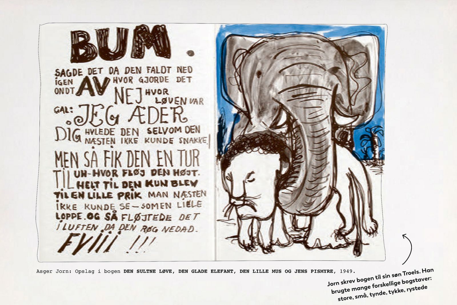 100 Jorn eksperimenter for børn hylder kreativiteten, fantasien og glæden ved at skabe</br>Bogen er både legende, lærerigt og lige til at gå til</br>Foto: PR-foto / Museum Jorn