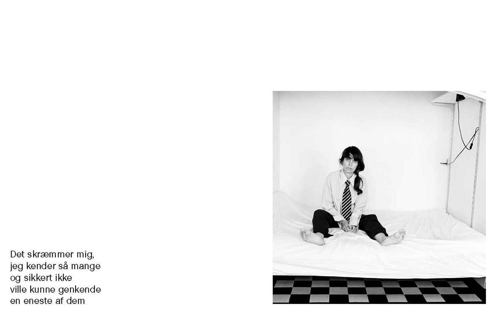 Ny bog: Korrespondance mellem fotograf og forfatter får os selv til at se de mørke sider af hverdagen</br>Tror du, vi vågner i morgen? er et meget personligt værk for både Linda Hansen og Maiken Abildgaard. </br>Foto: PR-foto 