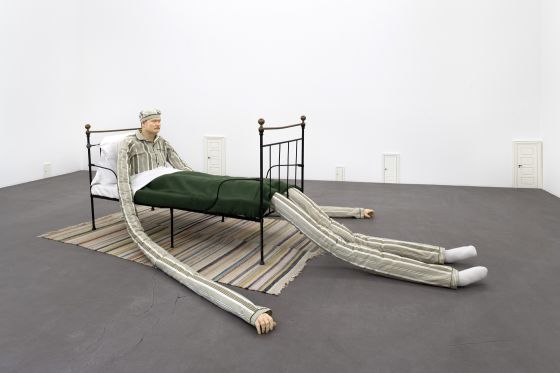 Peter Land er den første mand på Kvindemuseet</br>Peter Lands skulptur fra serien Nemo at the Borderline fra 2003 kan opleves på udstillingen Dagens Helt på Kvindemuseet.</br>Foto: PR-foto