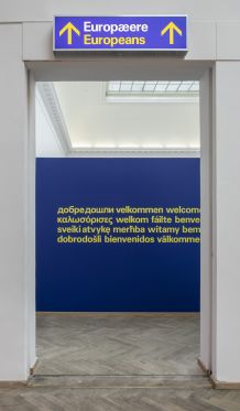 Brexit spøger på Kunsthal Charlottenborgs nye udstilling</br>Installationsview, Europa Endlos, Kunsthal Charlottenborg, 2019</br>Foto: Ander Sune Berg