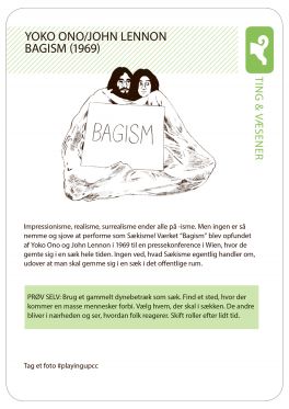 Slip dit indre legebarn løs med performancekunst på Copenhagen Contemporary</br>Yoko Ono og John Lennons Bagism er en af de performances, som man selv kan lege på med på Copenhagen Contemporary i påsken.</br>Foto: PR-foto / Copenhagen Contemporary 