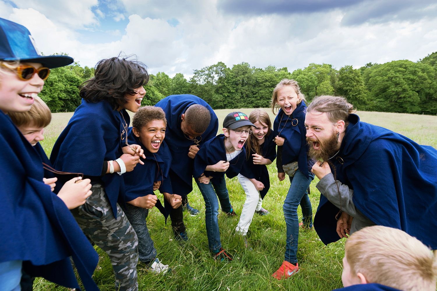 Spådommen om Høje Stene tager dig 1400 år tilbage i tiden</br>Man kan både komme på en hemmlighedsfuld rute med forestillingen og en længere mere krævende rute. </br>Foto: Simon Christensen- foto/medie afdelingen Moesgaard