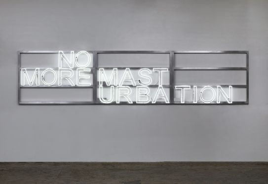 Øm nøgenhed og rå porno i billedkunsten har formet vores frisind</br>Monica Bonvicini, No More #1, 2016.</br>Foto: Jens Ziehe