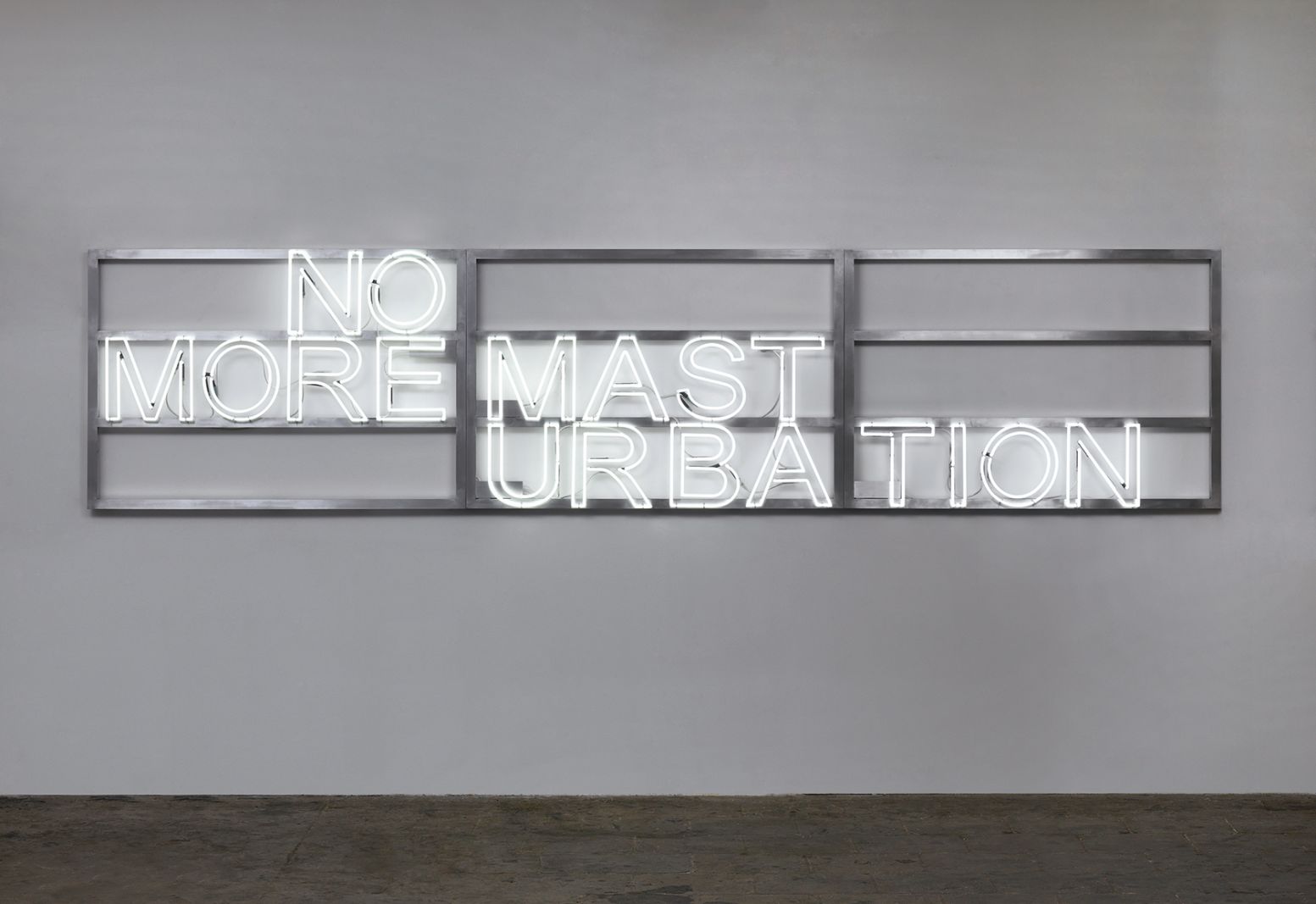 Øm nøgenhed og rå porno i billedkunsten har formet vores frisind</br>Monica Bonvicini, No More #1, 2016.</br>Foto: Jens Ziehe