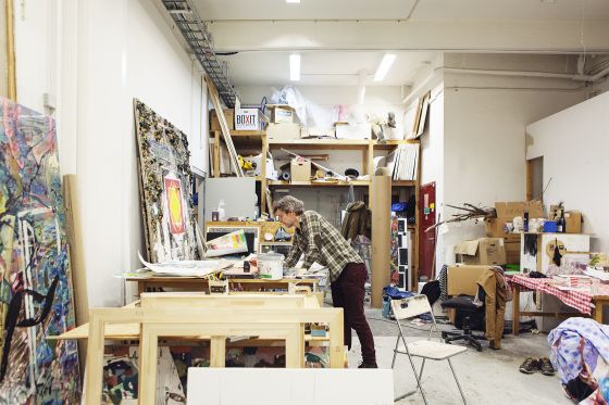 Billedserie: I værkstedet hos Kaspar Bonnén</br>I Kaspar Bonnéns værksted</br>Foto: Erika Svensson