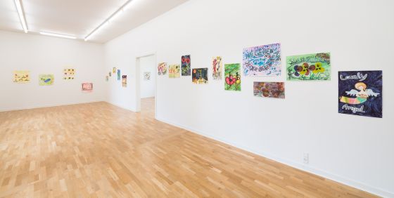 BILLEDSERIE: Andreas Schulenburg og Birgit Johnsen & Hanne Nielsen på Viborg Kunsthal</br>Andreas Schulenburg. Installation view, 2019. Akvareller, tusch og farveblyant på papir med beskidt vand. Together But Still Alone på Viborg Kunsthal d. 6. sep - 24. nov 2019. </br>Foto: Viborg Kunsthal