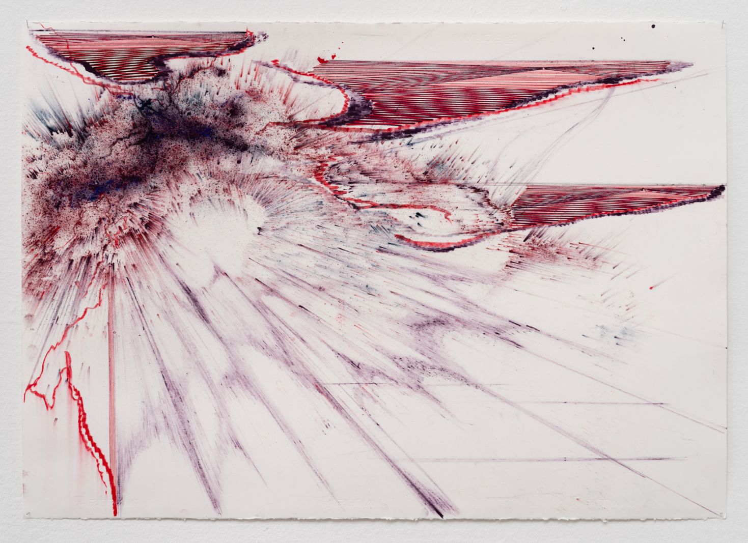 Kosmisk eksistens på Den Frie Udstillingsbygning</br>Ferdinand Ahm Krag - Ekstatisk pollen. Kragh ønsker med værket at fremstille den menneskelige krop som en kosmisk maskine. </br>Foto: PR-Foto / Den Frie Udstillingsbygning - David Stjernholm