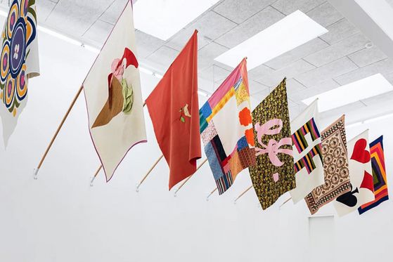 Herfra hvor vi står - 7 museer med  7 udstillinger om national identitet</br>Poul Gernes forslag til EF flag vises på Randers Kunstmuseum. </br>Foto: PR-foto / Courtesy Estate of Poul Gernes & Galleri Nicolai Wallner – Anders Sune Berg