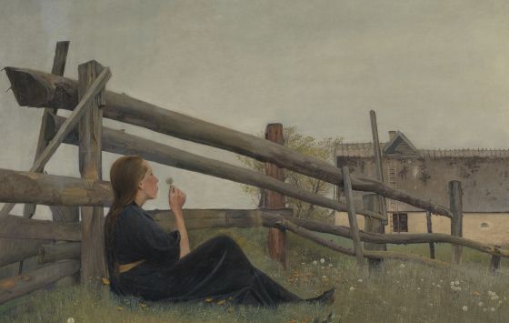Ny stor bog viser hvor vigtig en kunstner L. A. Ring var</br>Maleri af L. A. Ring</br>Foto: Maleri af L. A. Ring / Nasjonalmuseet
