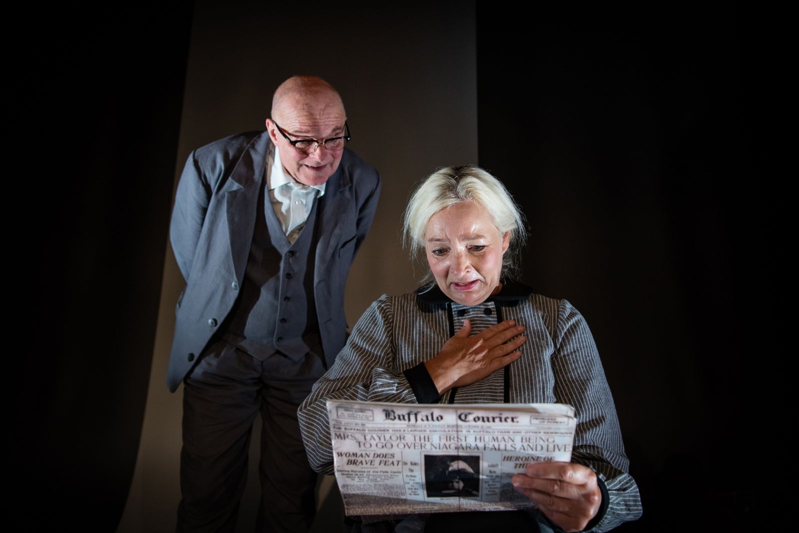 Teater om en ufattelig modig kvinde ved Niagara Falls på Randers Teater</br></br>Foto: PR-foto / Randers Teater