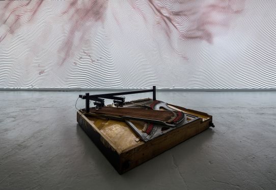 Et Museum for Fremtiden er på vej</br>Forcefield Climber af Ferdinand Ahm Krag - Overgaden, København, 2015.
<br />
<br /> </br>Foto: Anders Sune Berg