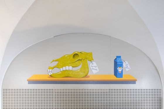 HuskMitNavn, Peter Callesen og Bureau Detours på Københavns Museum</br>HuskMitNavn har udsmykket museets garderobe og skoletjenesteområde.</br>Foto: PR-foto: Københavns Museum