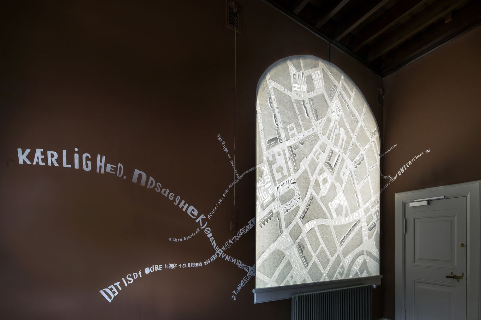 HuskMitNavn, Peter Callesen og Bureau Detours på Københavns Museum</br>Peter Callesens installation i den permanente udstilling.</br>Foto: PR-foto: Københavns Museum / Peter Callesen