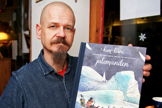 “Børnebogen gav mig tilladelse til at være følelsesfuld”</br>I den næste børnebog vil Kim Leine tage fat i en grusom hændelse fra Grønland og fortælle om den i børnehøjde.</br>Foto: Sixten Therkildsen