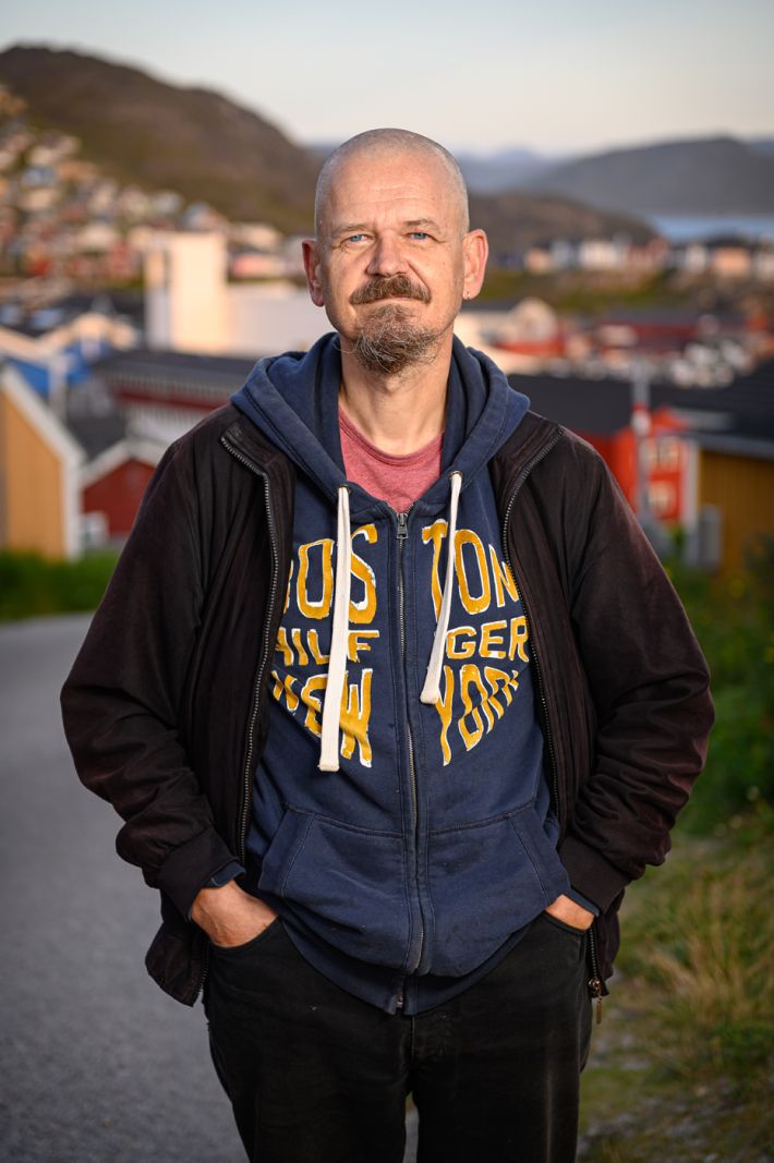 Kim Leine var afhængig af stoffer og sex - nu er litteraturen hans nye misbrug</br></br>Foto: PR-foto / Gyldendal - Aqqalu Agustussen