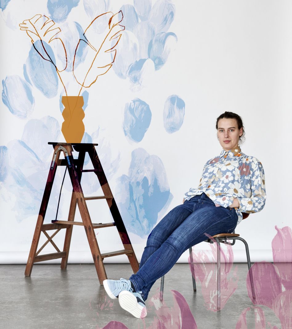Papir er ikke bare papir</br>Gitte Lægaard arbejder både med kunst og design. Men i alt hvad hun laver er hun optaget af sanselighed.</br>Foto: 
