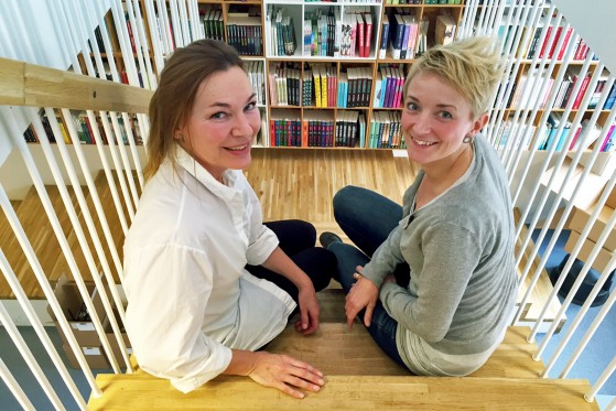 Villads’ vilde år</br>Anne Sofie Hammer sammen med illustrator Dina Gellert</br>Foto: PR-foto / Rosinante & co