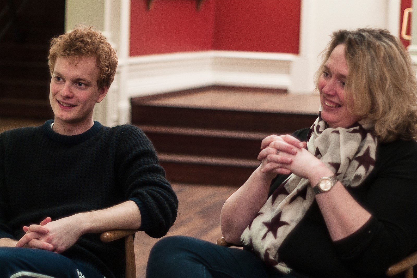 Teater fyldt med unoder og ægte glæde</br>Skuespiller Anders Manley og instruktør Louise Schouw synes, børn skal lære at elske teatret.</br>Foto: Kira Bang-Olsson