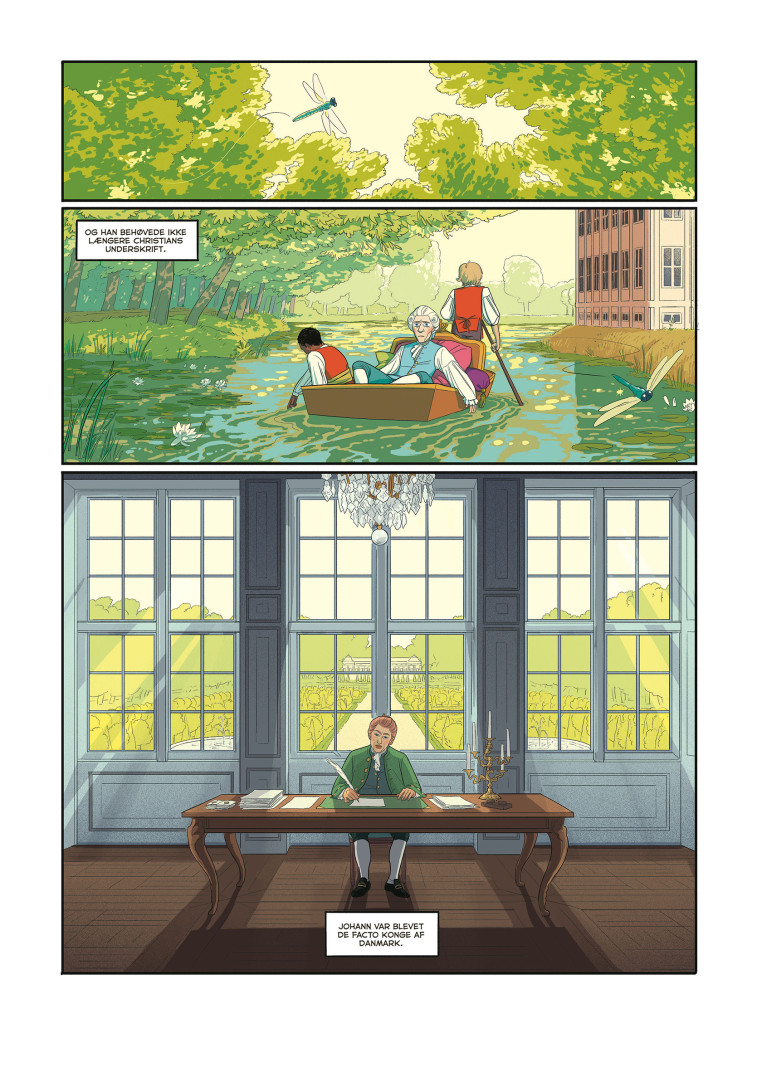 Karoline Stjernfelt bringer Danmarkshistorien til live med tegninger og talebobler</br>Illustration fra Karoline Stjernfelts tegneserie trilogi I morgen bliver bedre.</br>Foto: Karoline Stjernfelt