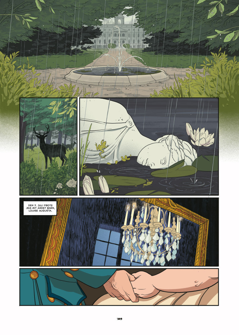 Karoline Stjernfelt bringer Danmarkshistorien til live med tegninger og talebobler</br>Illustration fra Karoline Stjernfelts tegneserie trilogi I morgen bliver bedre.</br>Foto: Karoline Stjernfelt