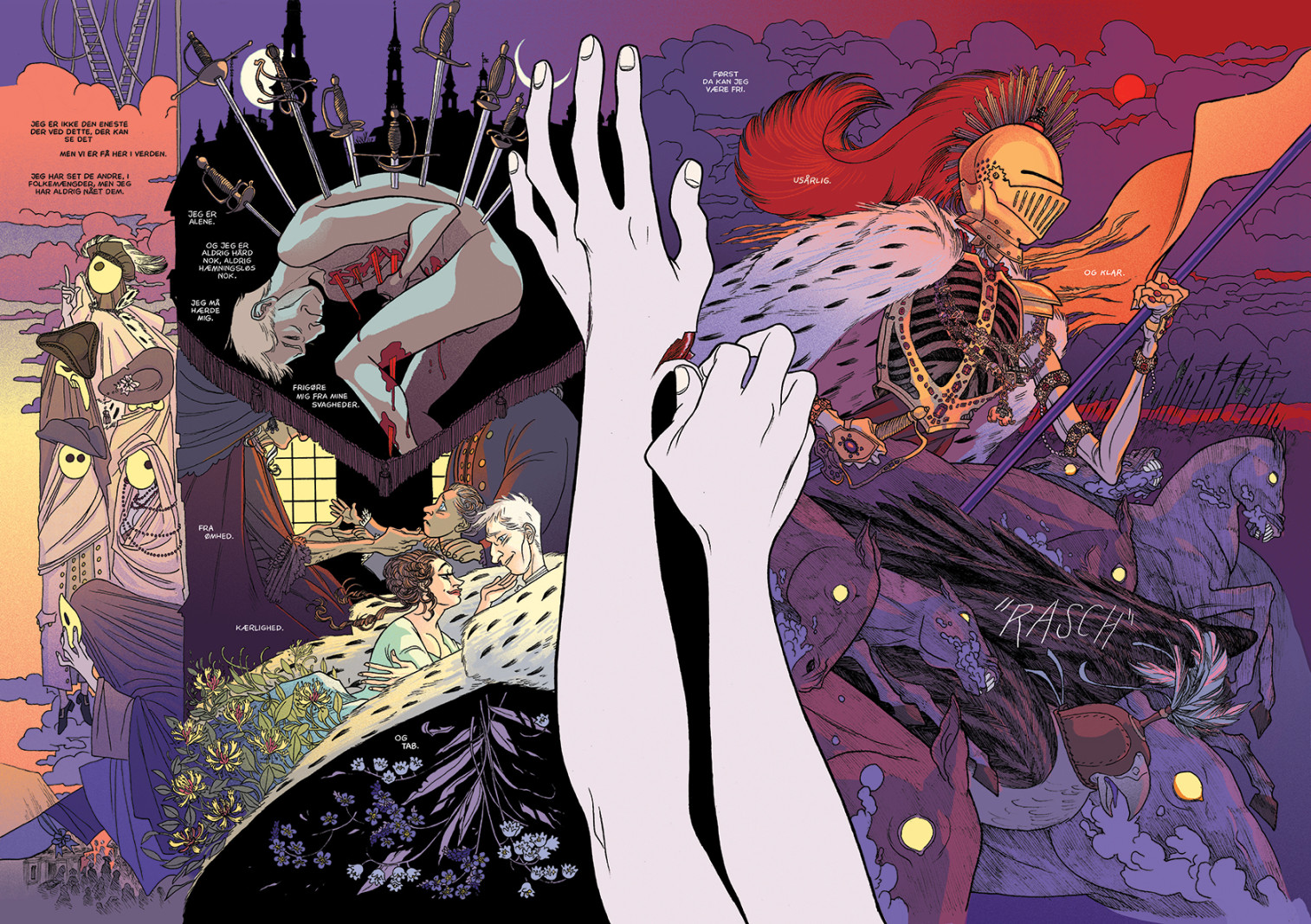 Karoline Stjernfelt bringer Danmarkshistorien til live med tegninger og talebobler</br>Illustration fra Karoline Stjernfelts tegneserie trilogi I morgen bliver bedre.</br>Foto: Karoline Stjernfelt