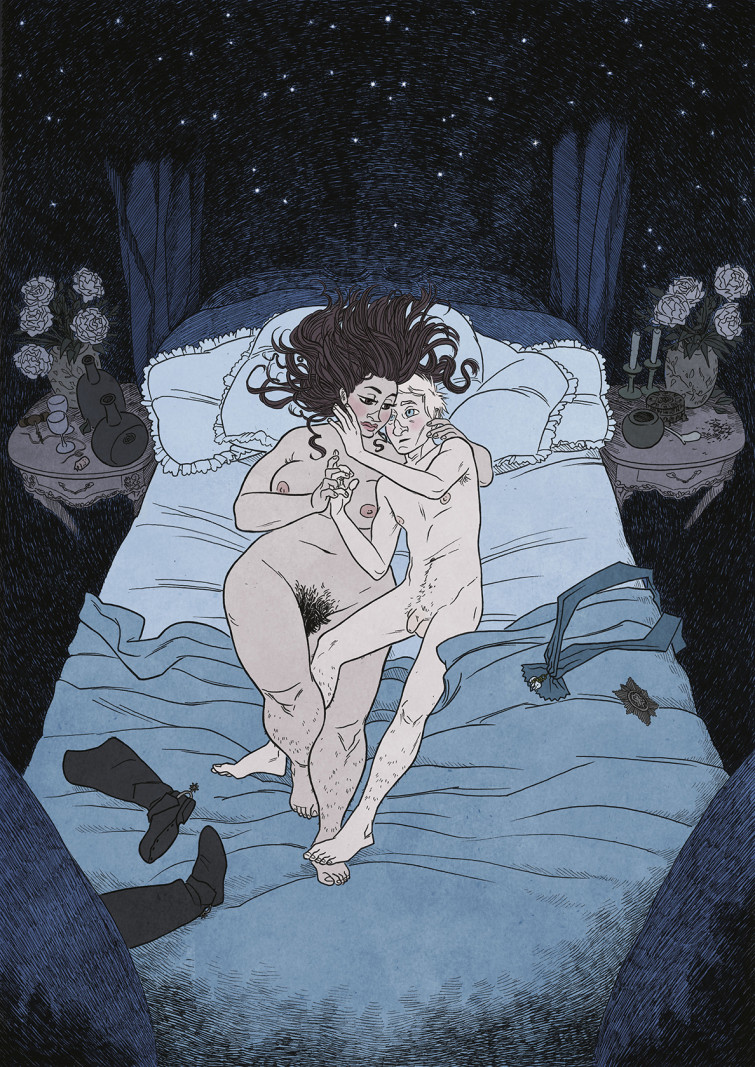 Karoline Stjernfelt bringer Danmarkshistorien til live med tegninger og talebobler</br>Illustration fra Karoline Stjernfelts tegneserie trilogi I morgen bliver bedre.</br>Foto: Karoline Stjernfelt