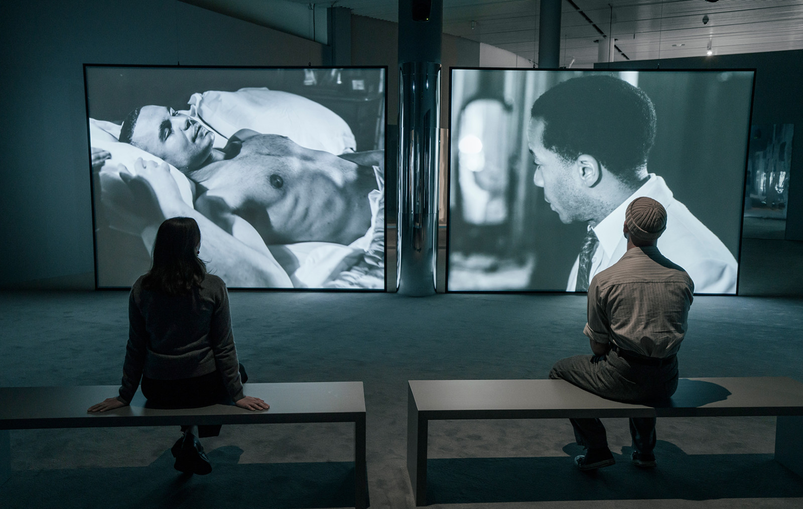 ARoS sætter fokus på vestens ansvar for afrikansk og afroamerikansk kunst</br>Isaac Julien – Once Again ... ( Statues Never Die ) , ARoS 2025.</br>Foto: Mads Smidstrup, ARoS.