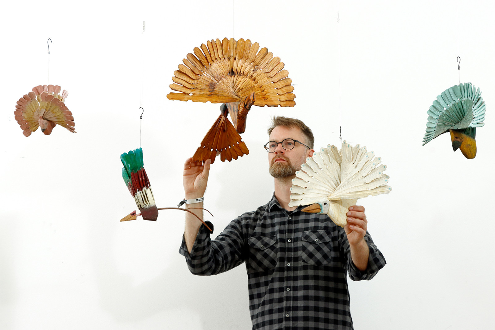 Fuglene er i fokus ved efterårets særudstilling på Johannes Larsen Museet</br>Kurator på udstillingen Troels Malthe Borch</br>Foto: Johannes Larsen Museet