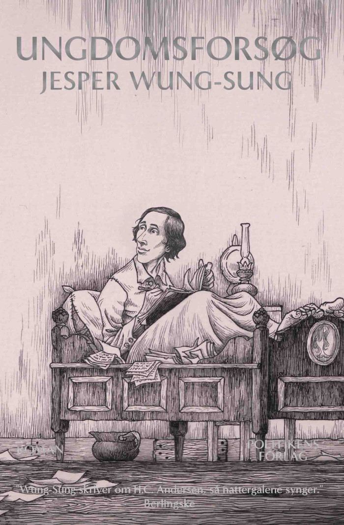 Ville H.C. Andersen få en diagnose i dag? Jesper Wung-Sung prøver at forstå manden bag eventyrene</br>Foside på Jesper Wung-Sungs bog Ungdomsforsøg.</br>Foto: Illustration: John Kenn Mortensen