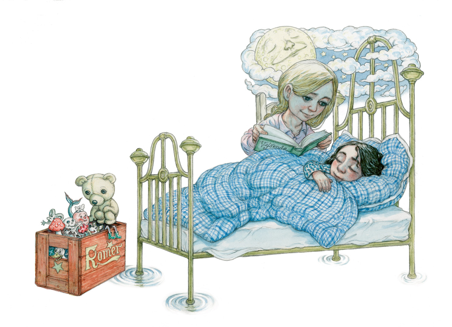 Knud Romer vil lade børnene klatre i træer, falde ned og rejse sig op igen</br>Illustration fra bogen ‘Vejs Ende‘. Tegnet af Otto Dickmeiss.<br /></br>Foto: Otto Dickmeiss