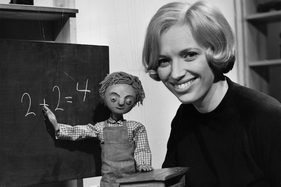 Bamse, Hr. Skæg og Clevin på museum</br>Ingrid og Lillebror.</br>Foto: PR-foto, Den Gamle By