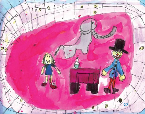 Ny bog med historier for børn – digtet af børn</br>Illustration fra bogen Kannibalbollen.</br>Foto: PR-foto - Børnekulturhus Ama´r.