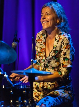 Børnejazz</br>Benita Haastrup er en af de musikere, som har spillet mange koncerter i Børnjazzklubben.</br>Foto: Stefan Puetz