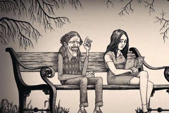 Ikke for børn og bange sjæle</br>Tekst og illustration i Mareridtsfabrikken er af John Kenn Mortensen</br>Foto: PR-billede / Forlaget Carlsen