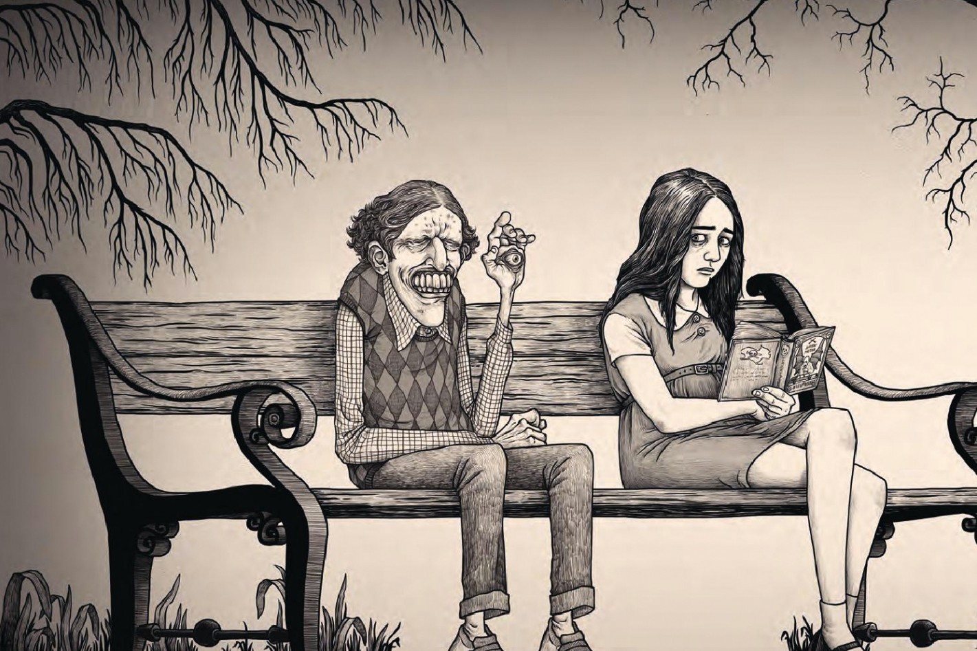 Ikke for børn og bange sjæle</br>Tekst og illustration i Mareridtsfabrikken er af John Kenn Mortensen</br>Foto: PR-billede / Forlaget Carlsen
