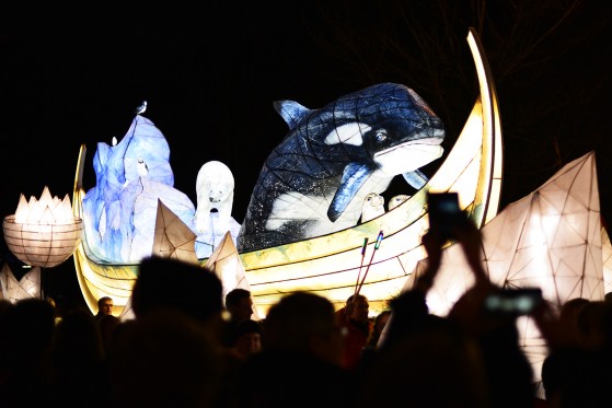 Åbning af Aarhus2017</br>Fra optoget i åbningsceremonien ved Aarhus2017.</br>Foto: Jørn Therkildsen 